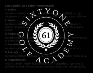 Academy logo with the code in the background